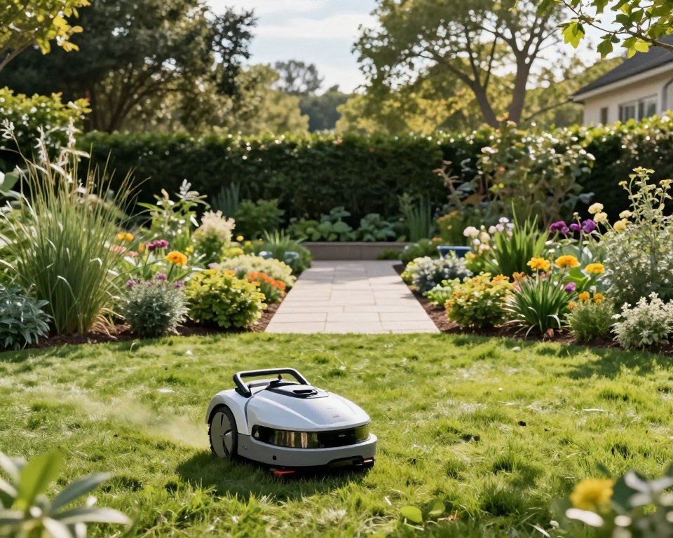 Mähroboter Zeitplanung im Garten