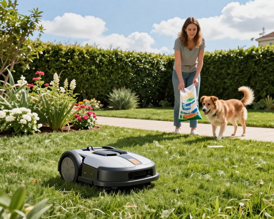 Mähroboter und Hundekot Prävention