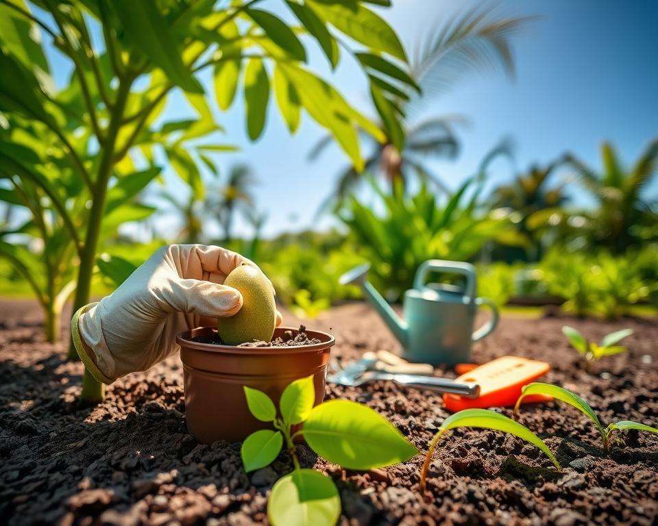Mangokern einpflanzen Anleitung Mangokern einpflanzen Anleitung