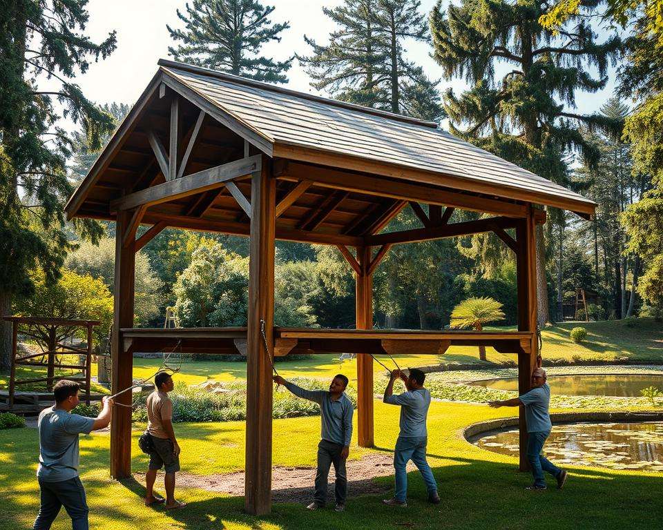 Manuelle Versetzung Pavillon