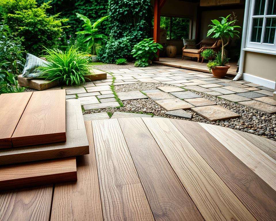 Materialien Gartenhausboden