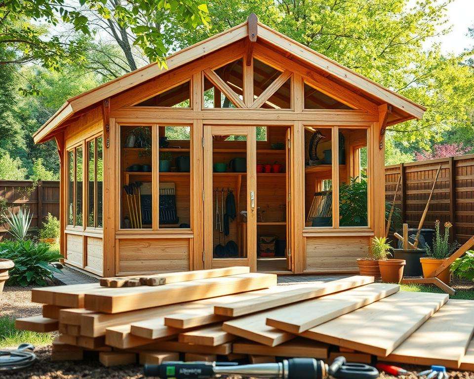 Materialien Qualitätssicherung Gartenhaus