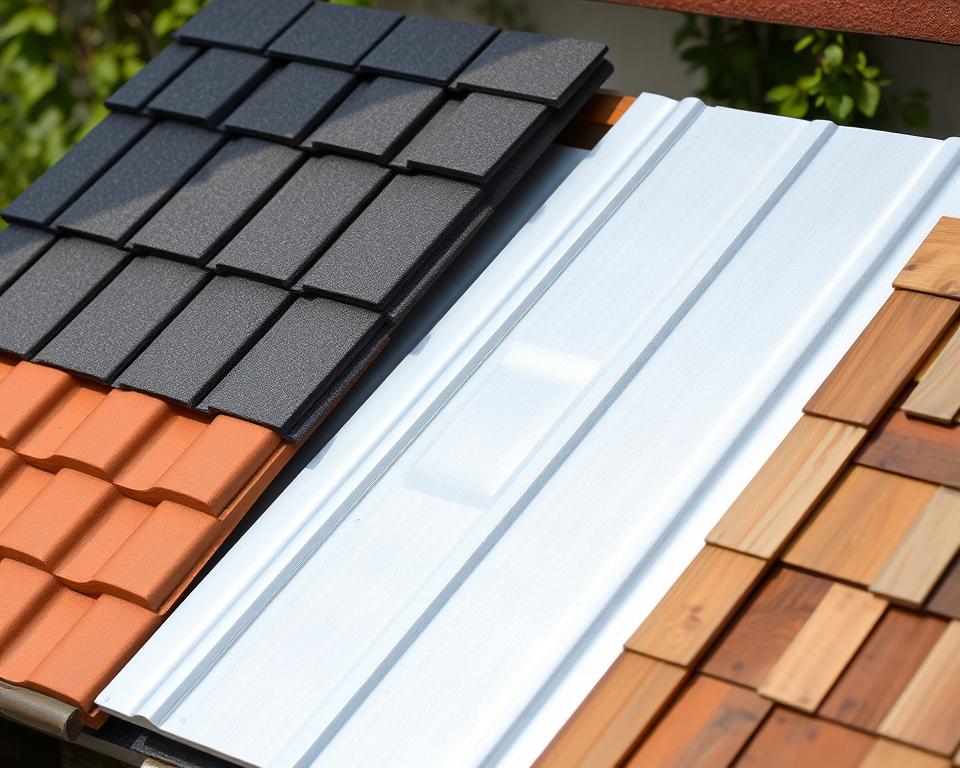 Materialien für Schrägdach