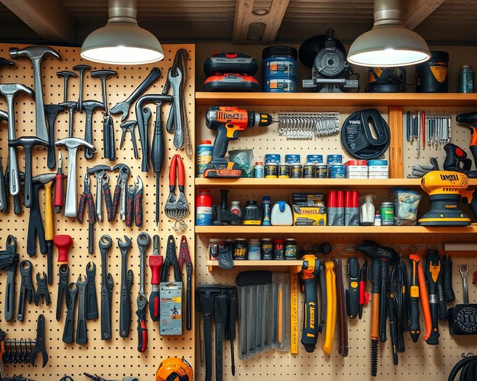 Materialien für Werkzeugwand