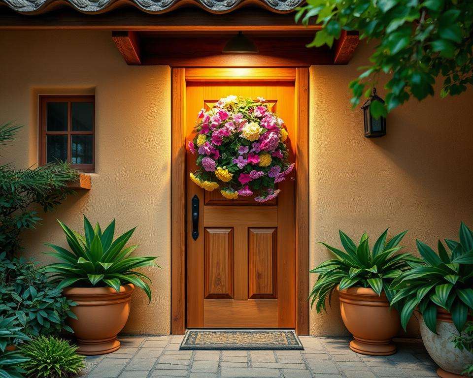 Materialien und Farben für Gartenhauseingang Materialien und Farben für Gartenhauseingang