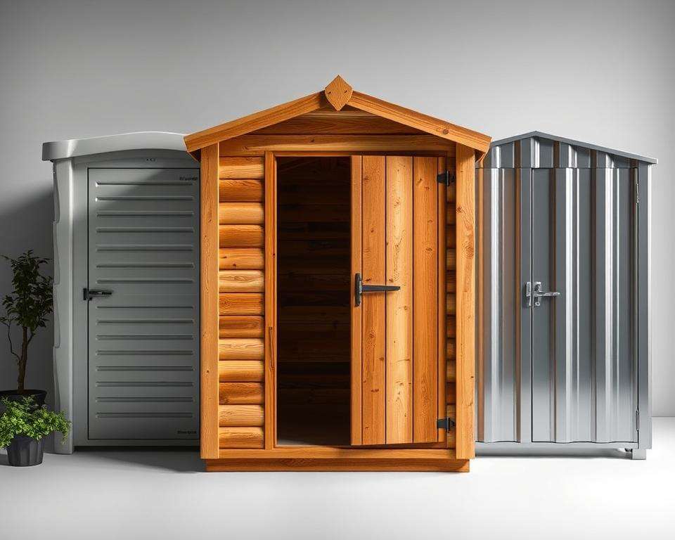 Materialvergleich Gerätehaus Materialvergleich Gerätehaus