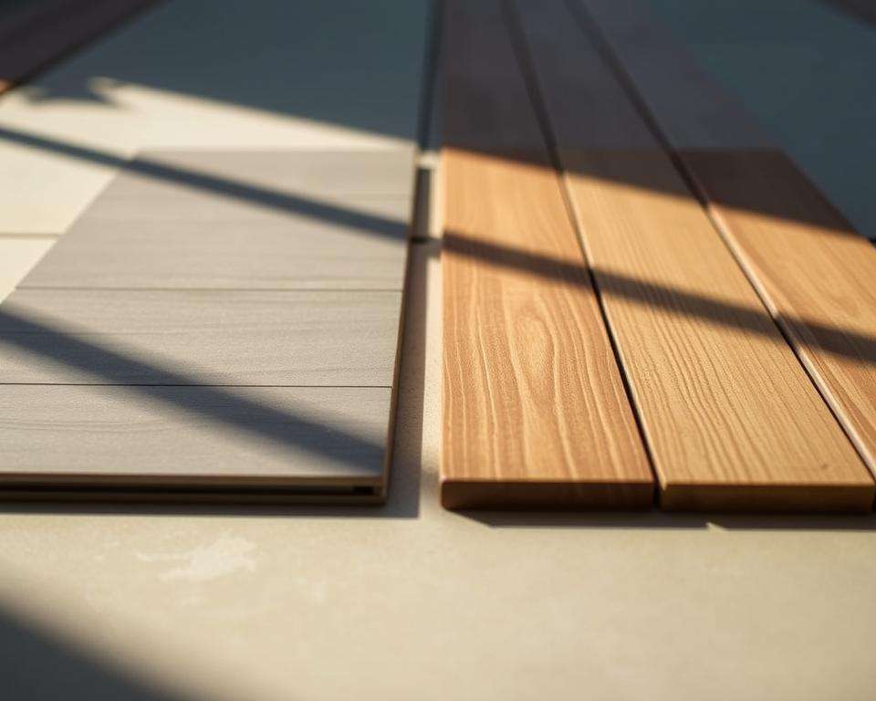 Materialvergleich Terrasse