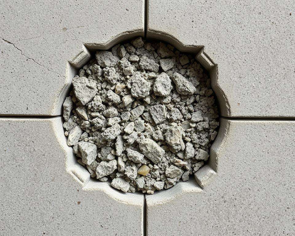 Materialzusammensetzung Betonfliesen