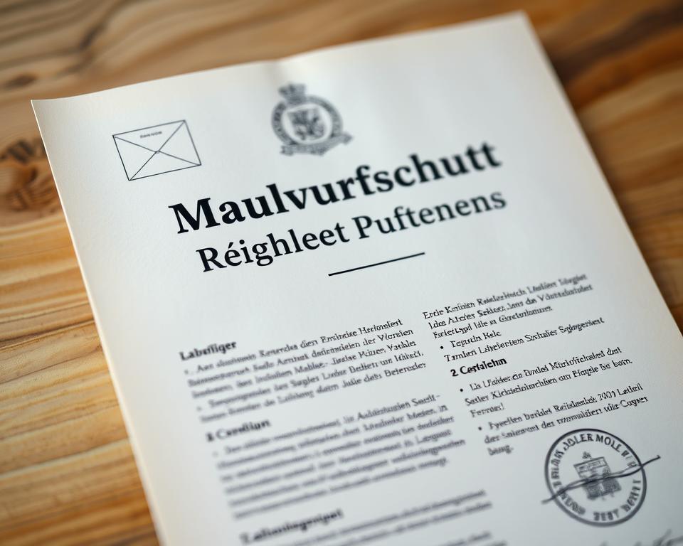 Maulwurfschutz Rechtliche Bestimmungen