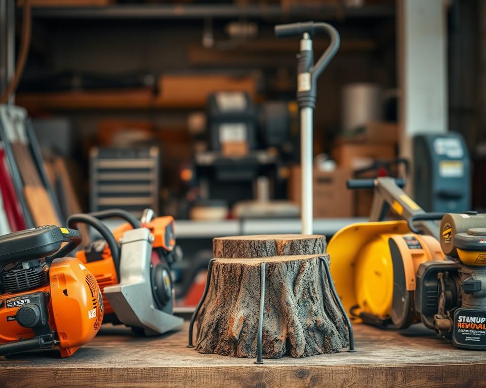 Mechanische Baumstumpfentfernung Werkzeuge