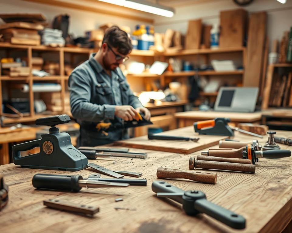 Mechanische Kleberentfernung Techniken