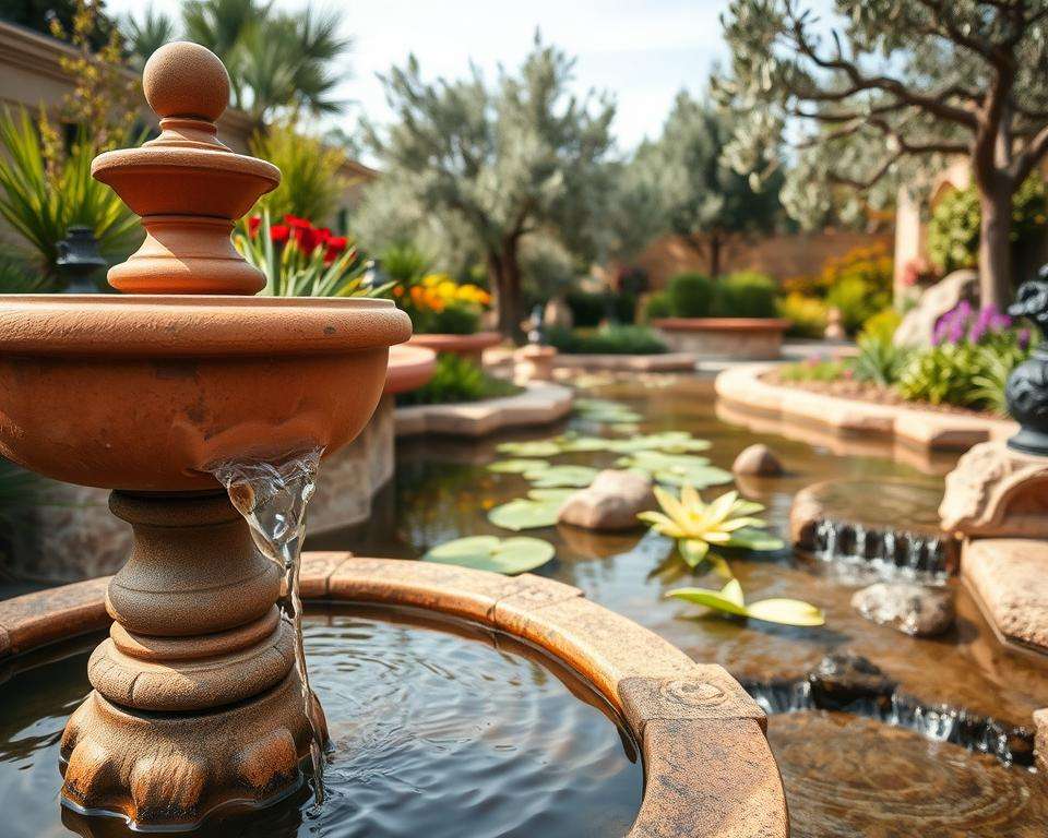 Mediterrane Brunnenarten im Garten