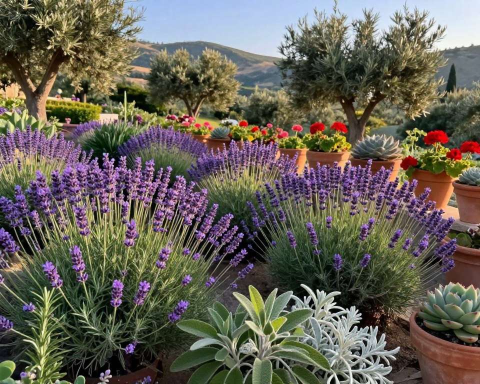 Mediterrane Pflanzengesellschaften mit Lavendel