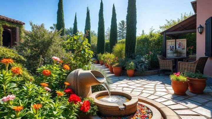 Mediterranes Wasserspiel bauen: Schritt-für-Schritt