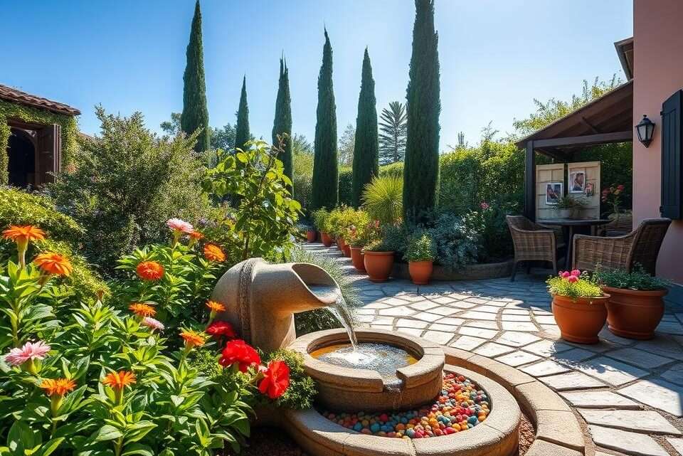 Mediterranes Wasserspiel bauen: Schritt-für-Schritt