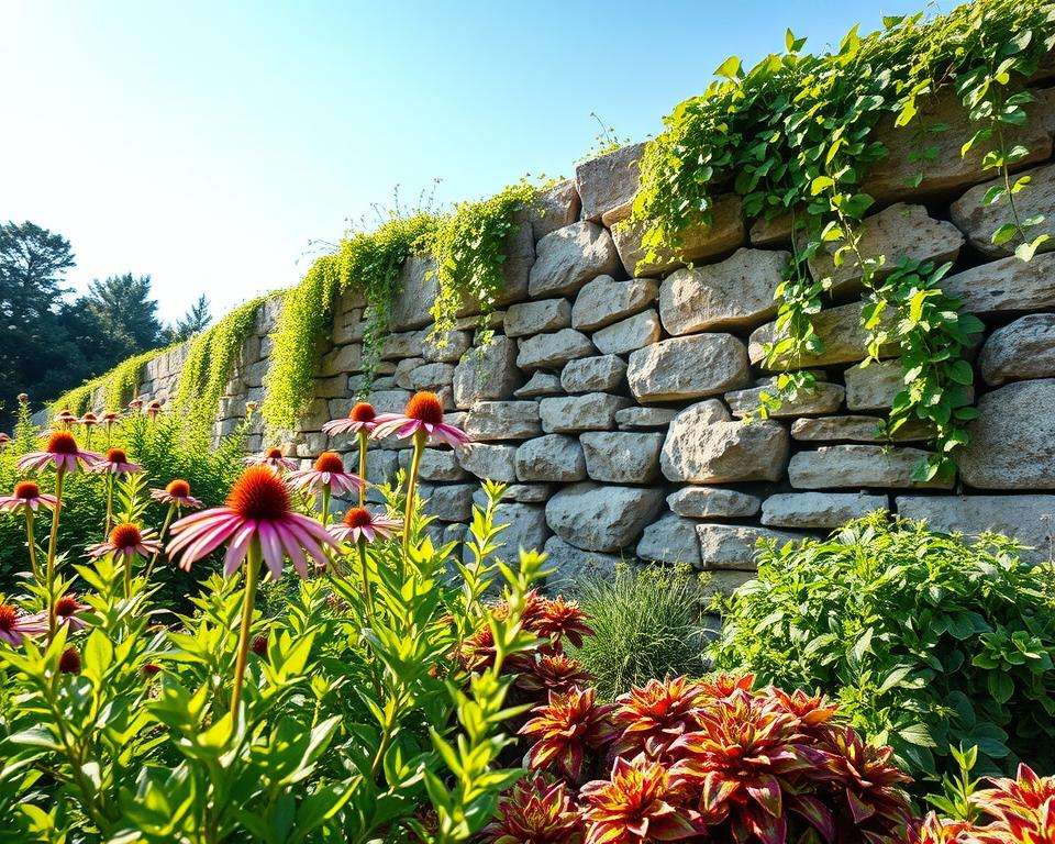 Mehrjährige Stauden für Steinmauern
