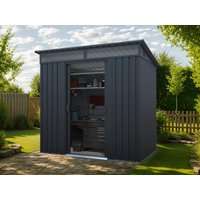 Metall Gerätehaus Modell Lübeck 2,00 m²| Rabatt: 27%|2x1m