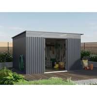 Metall Gerätehaus Modell Rheinfeld 10,20 m²| Rabatt: 27%|3x3m