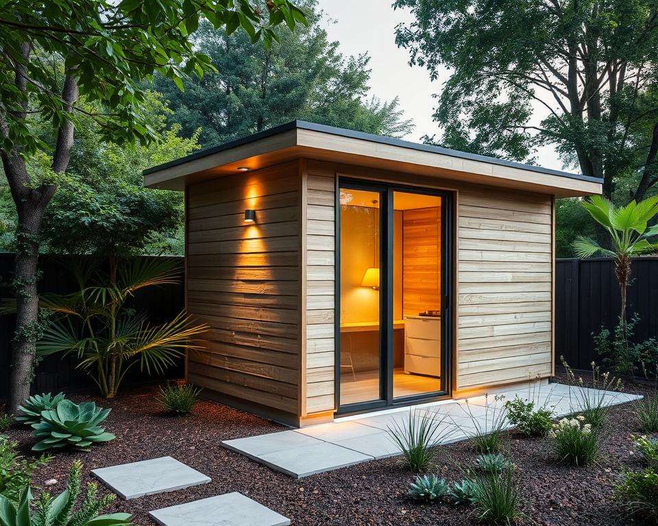 Moderne Designideen Gartenhaus Akzente