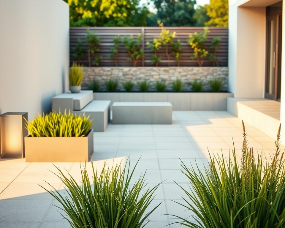 Moderne Gartenelemente günstig gestalten