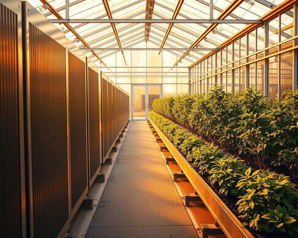 Moderne Gewächshaus Heizsysteme