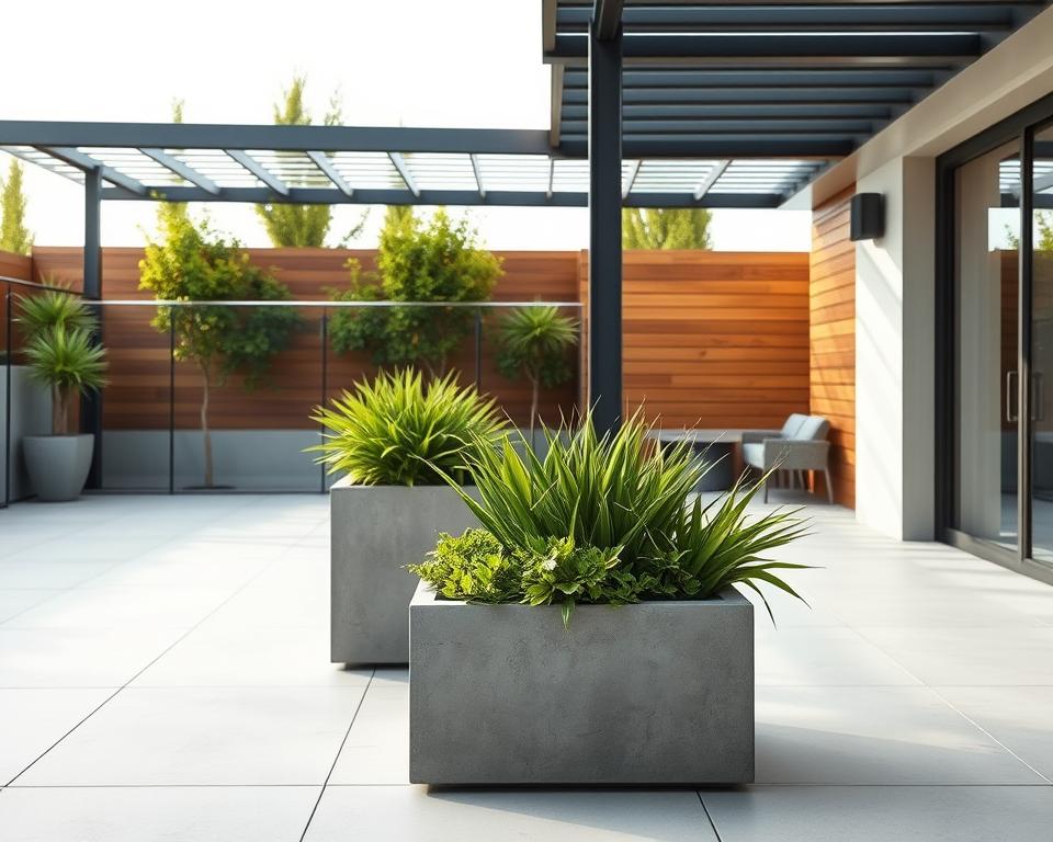 Moderne Terrassenmaterialien