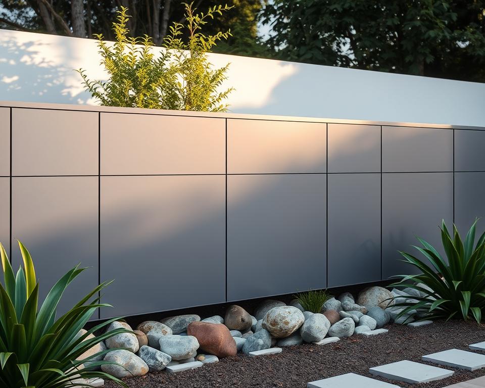 Moderne Zaunmaterialien für den Garten