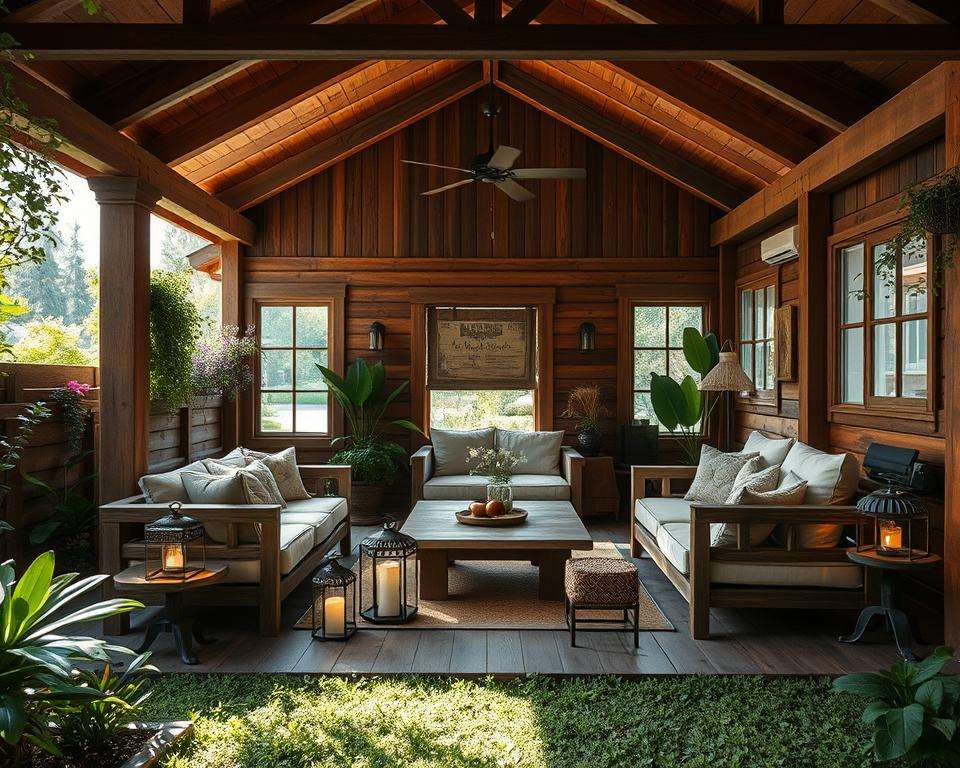 Möblierung Gartenhaus Pavillon