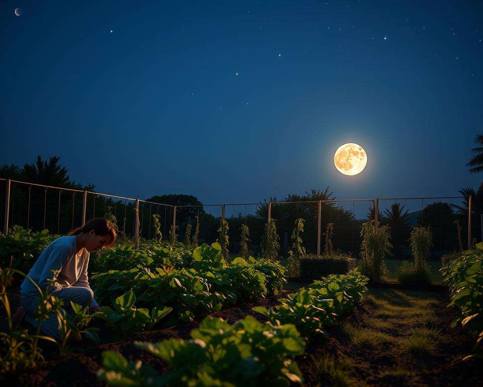Mondphasen Gartenarbeit