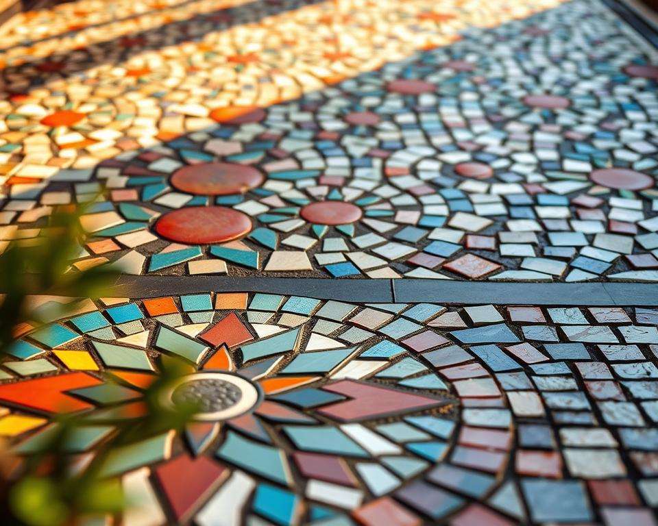 Mosaik Muster Planung