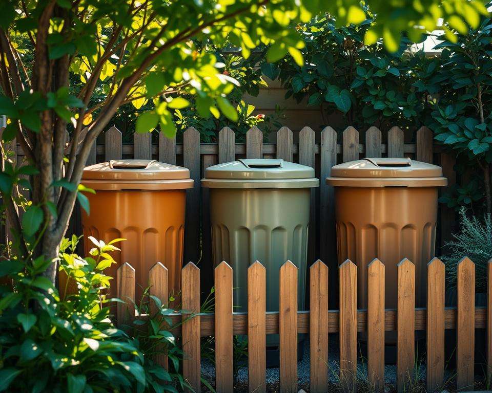 Mülltonnen verstecken