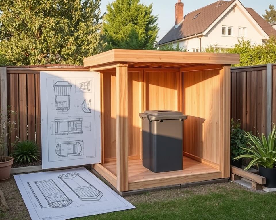 Mülltonnenbox Bauanleitung