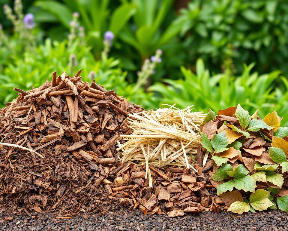 Mulchmaterial Auswahl