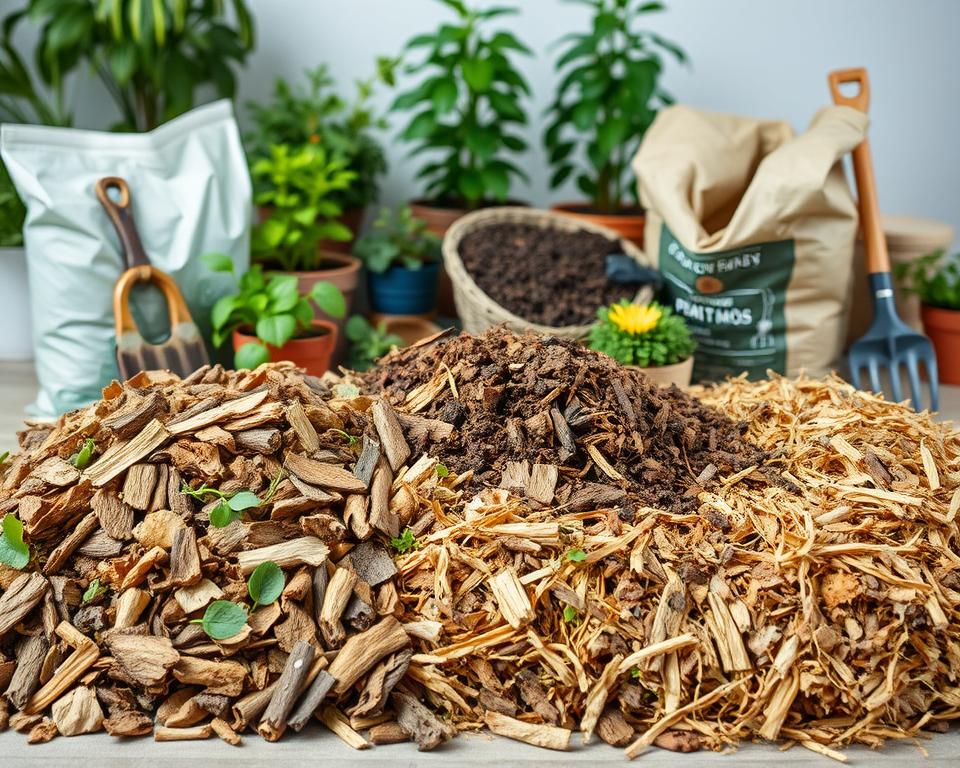 Mulchmaterialien für den Garten