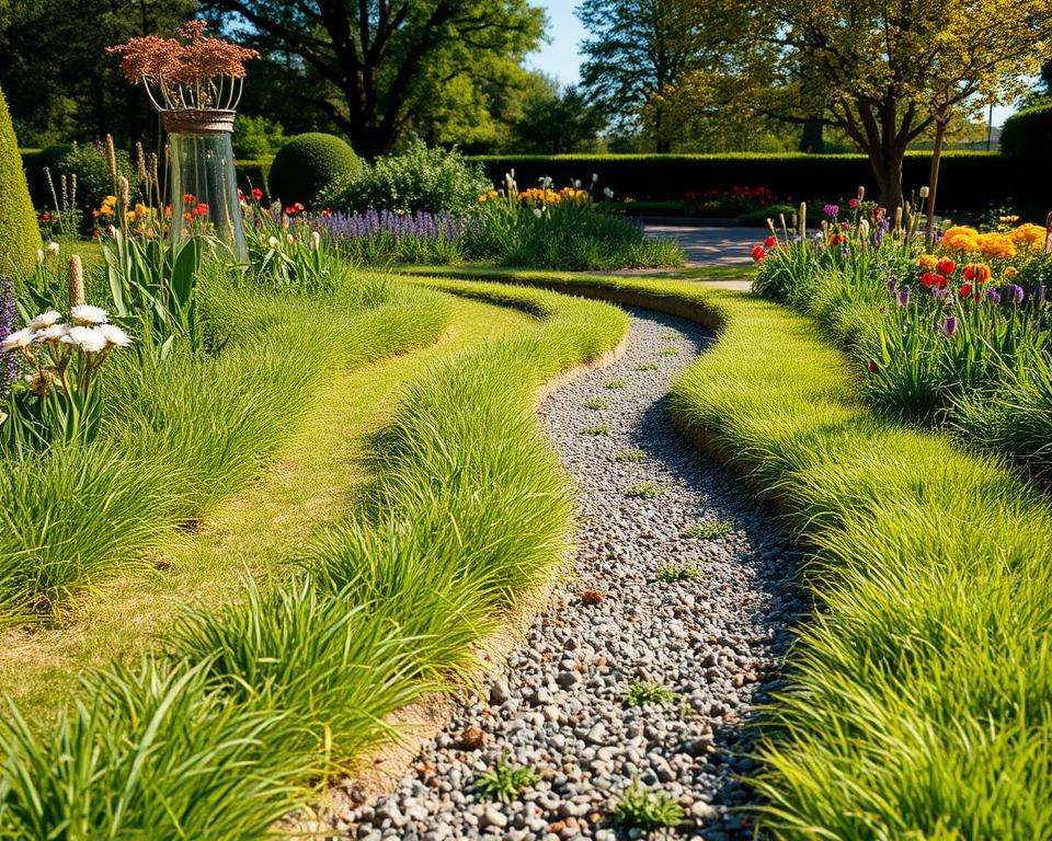 Mulden-Rigolen-System Garten