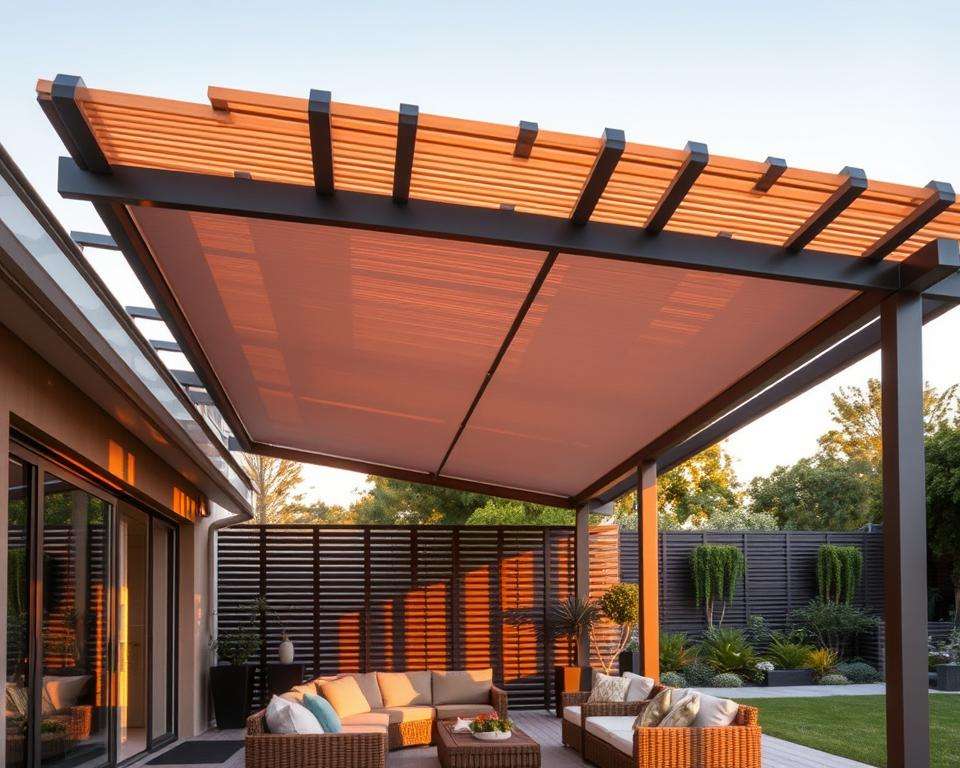 Multifunktionale Lamellendächer Terrassenüberdachung
