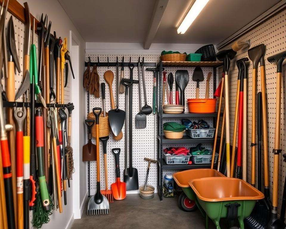 Nachhaltige Lagerung von Gartenwerkzeugen