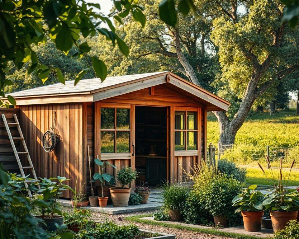 Nachhaltige Materialien Gartenhaus
