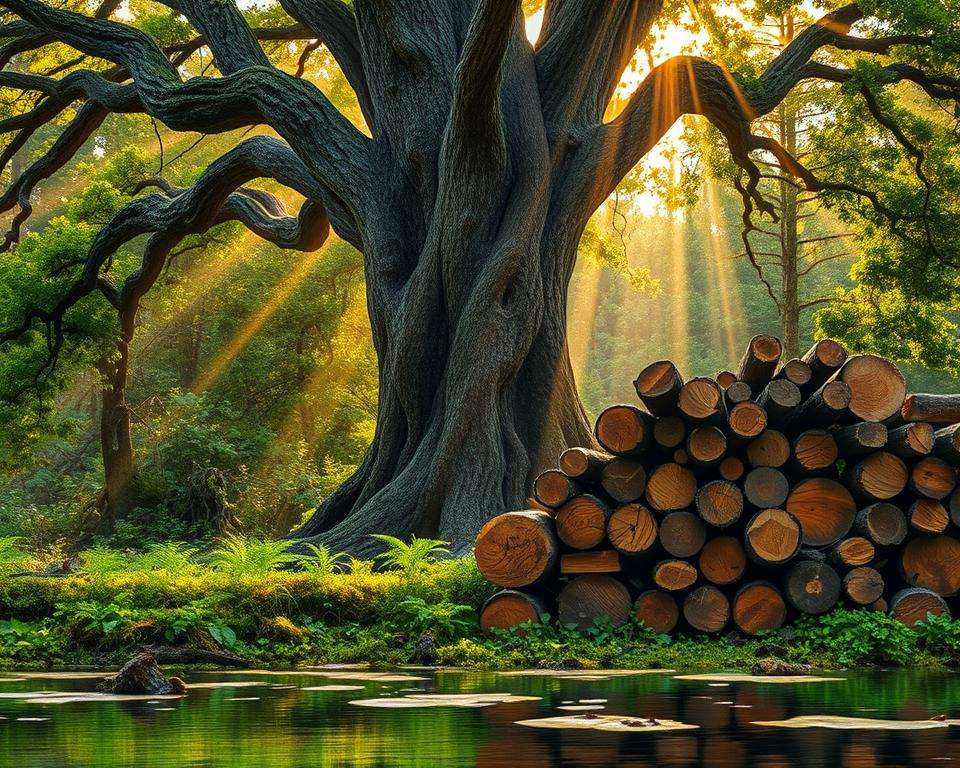 Nachhaltigkeit von Eichenholz