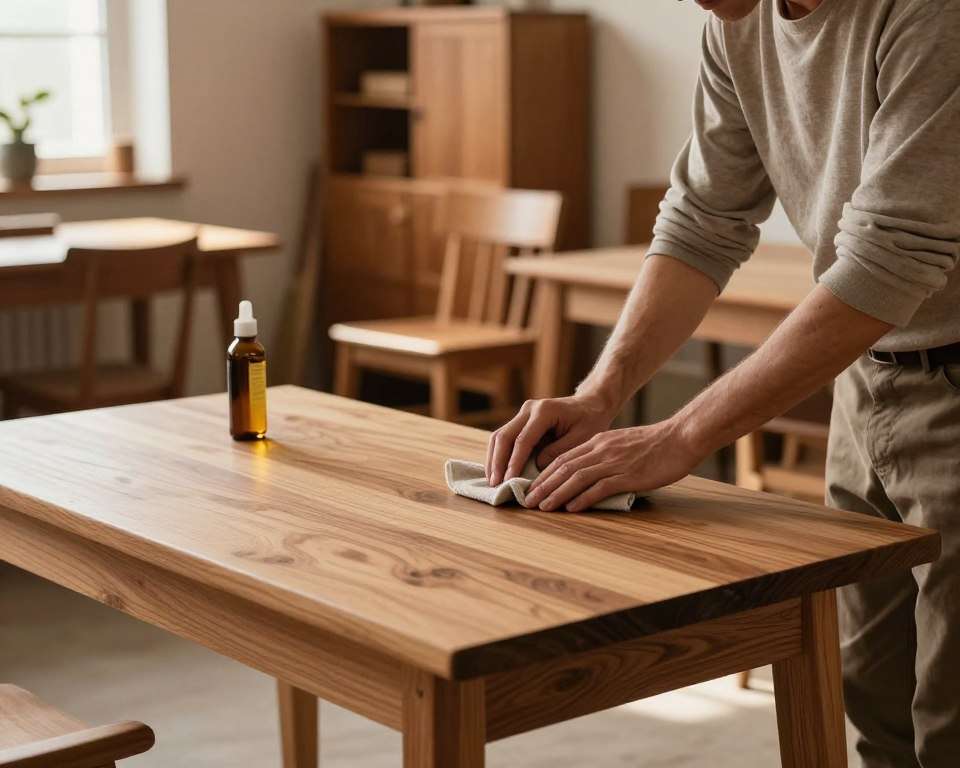 Nachölen von Holzmöbeln