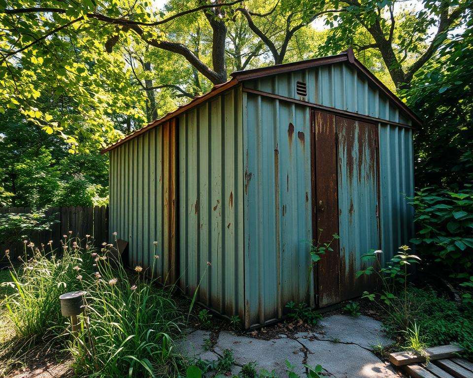 Nachteile Metall Gartenhaus