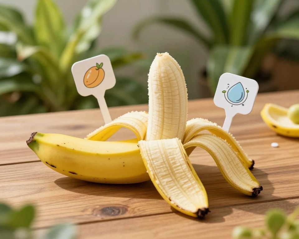 Nährstoffe in Bananenschalen