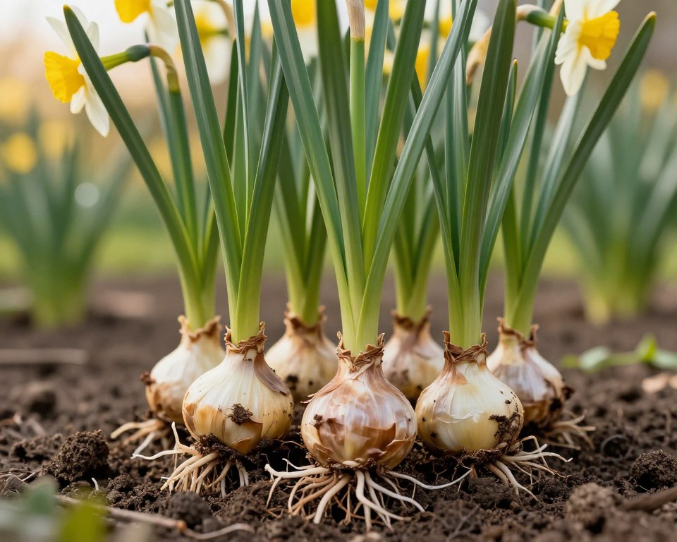 Narzissenzwiebeln botanische Merkmale