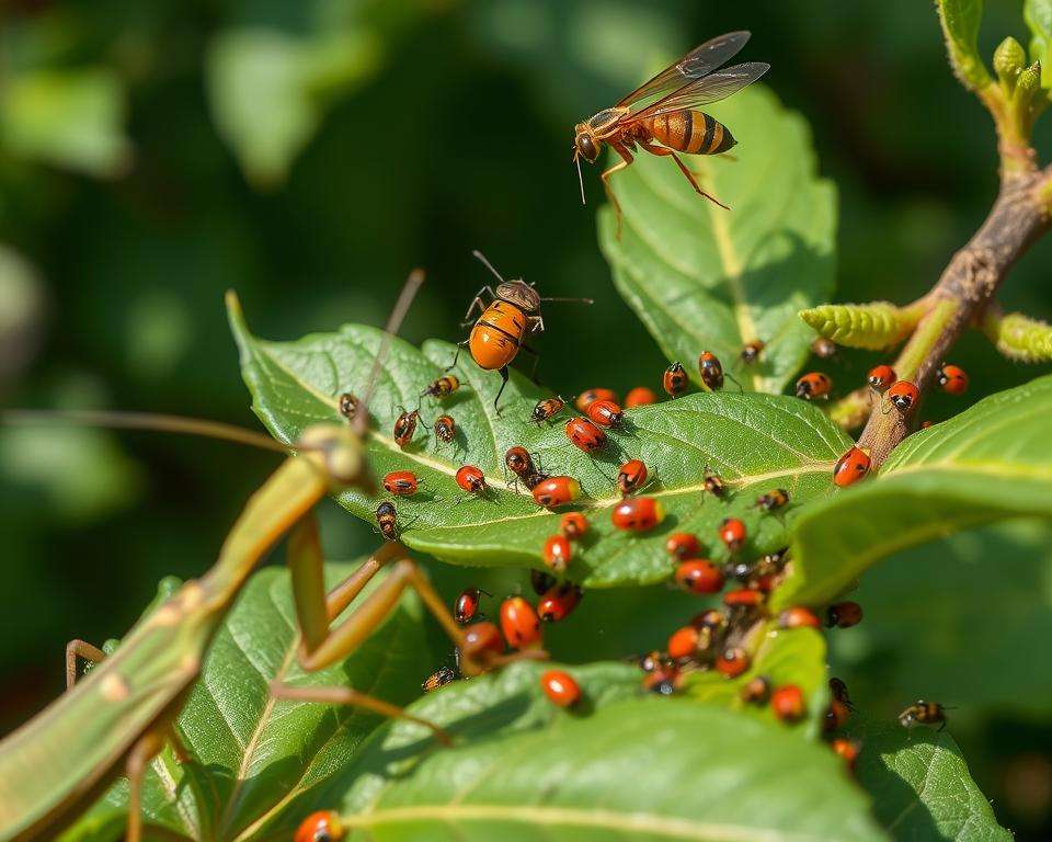 Natürliche Feinde gegen Buchsbaumzünsler