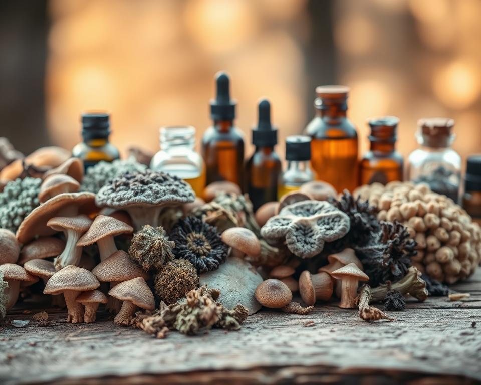 Natürliche Holzpilz Behandlung
