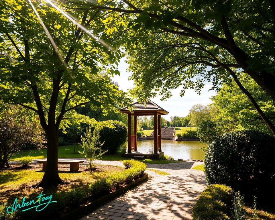 Natürliche Lichtlösungen Garten