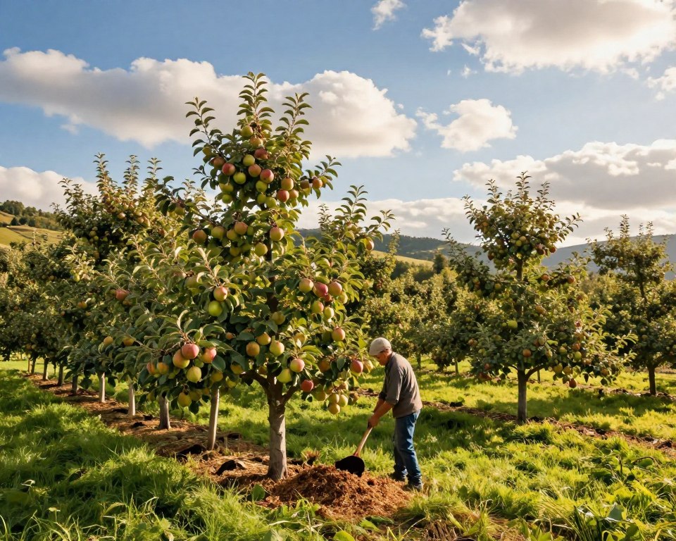 Natürliche Obstbaumdüngung