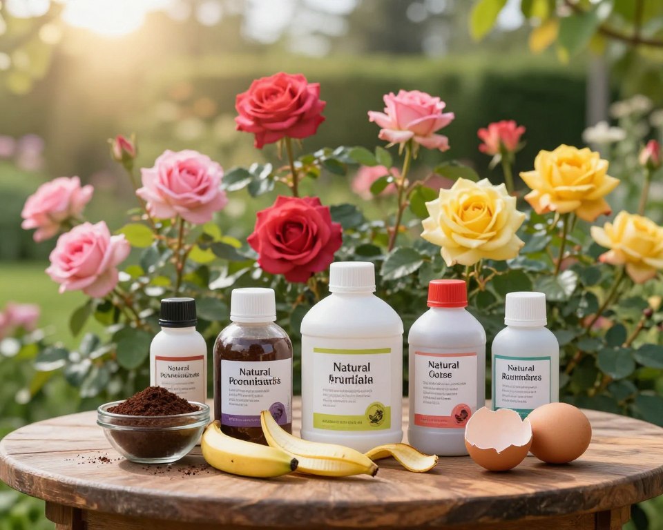 Natürliche Rosendünger Hausmittel