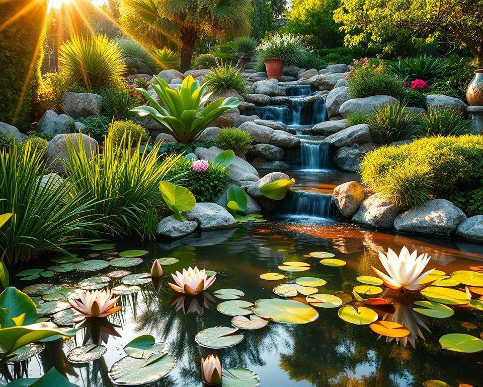 Natürliche Wasserelemente im Garten Natürliche Wasserelemente im Garten