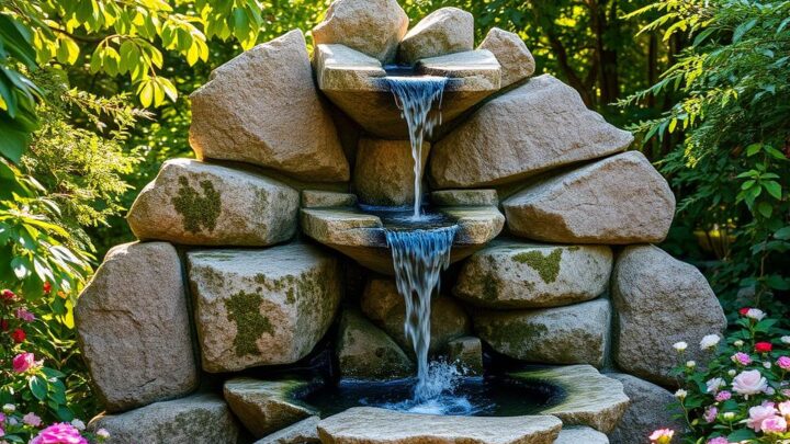 Natursteinbrunnen selber bauen – So geht’s richtig